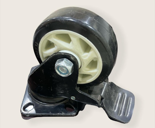 [1400107] Caster Wheel Black 5 inch Fixed