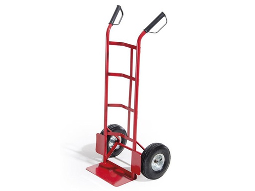 [1140043] Two Wheel Red Hand Trolley