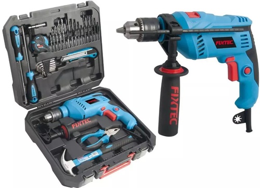 [FID600K50] Fixtec IMPACT 600W DRILL WITH 50 PCS KIT  230V  FID600K50