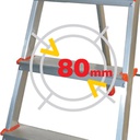Marchetti Stella Ladder 6 Step 80 mm Italy Model 21026