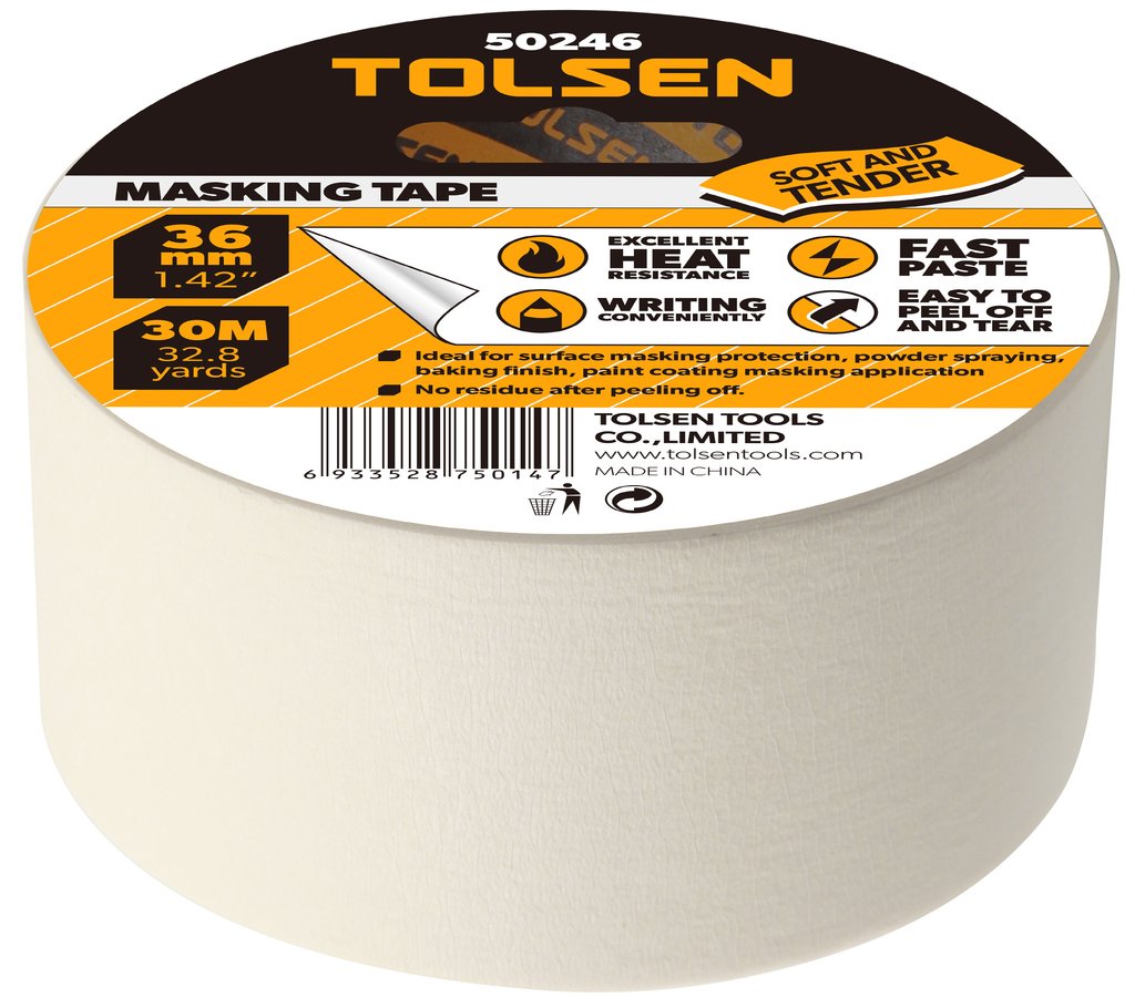 TOLSEN MASKING 48 MM TAPE 32.8 Yards