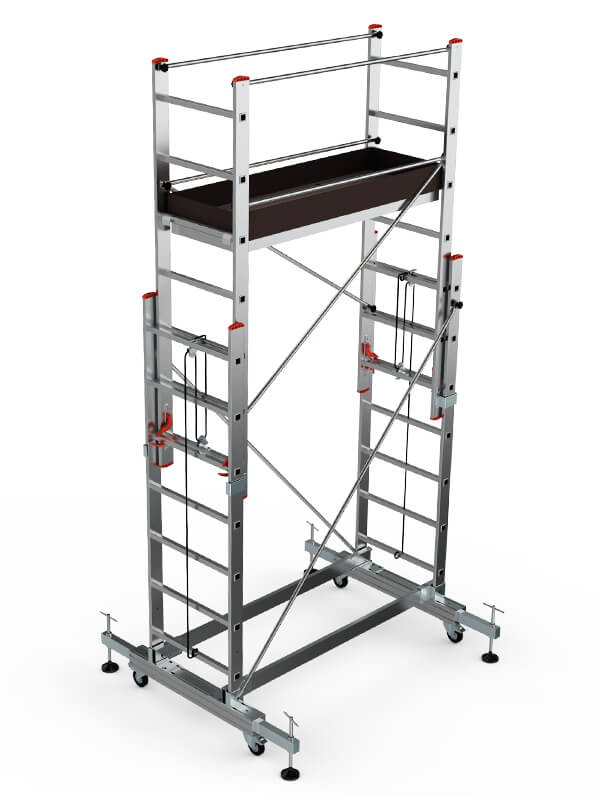 Sarayli ALUMINUM SCAFFOLD  2X15= 7.3 METER Turkey