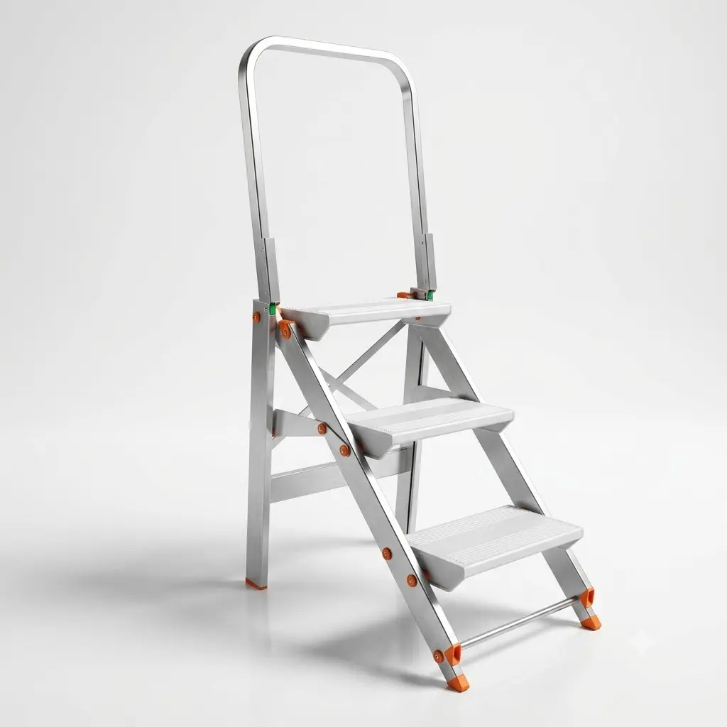 Marchetti CLASS PIU Ladder  3 Step wide 230 mm With Handle Italy Model 20523