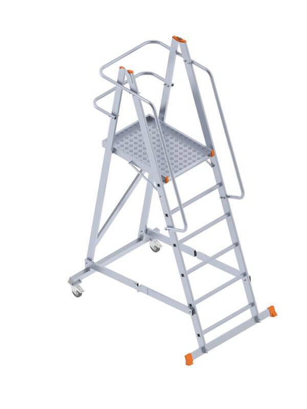 Sarayli Warehouse Ladder 5 + 1 Step 157 CM Model 8105 Turkey