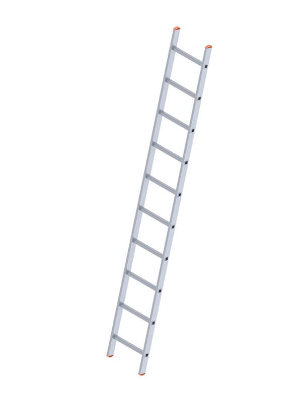 Sarayli Single 15 Step Industrial Ladder 4.090 M Turkey
