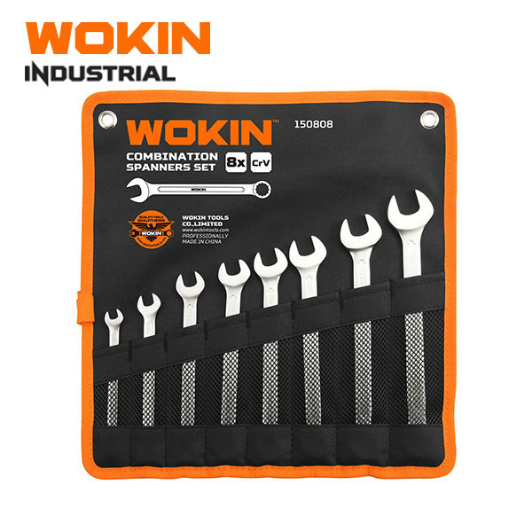 Wokin 8PCS COMBINATION SPANNER SET INDUSTRIAL 150808