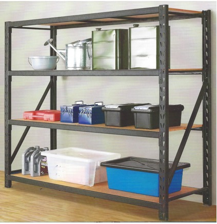 Industrial Shelf BLACK STEEL PLATE 60*200*210 GYRD772572H4S