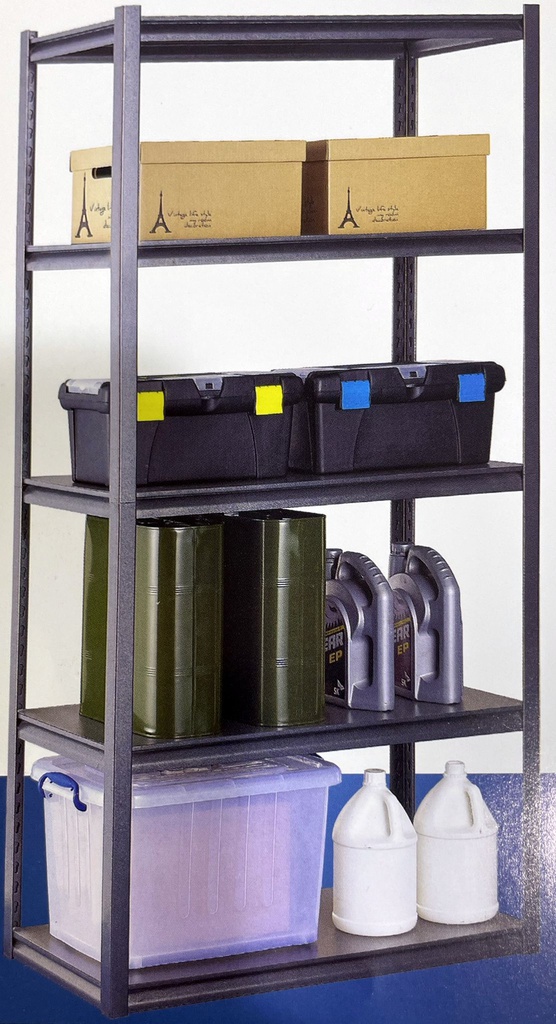 Industrial Shelf Black 45*90*180 GRZ63618