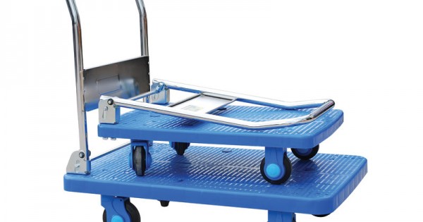 Blue Trolley Plastic  150 Kg FD150