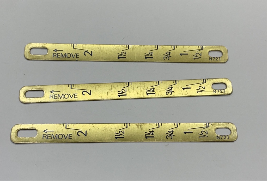 Rex Size Plate DH 1/2 - 2  N721  Japan