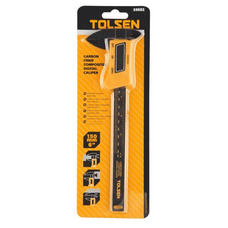 TOLSEN DIGITAL CALIPER FIBRE COMPOSITE 6 inch 35052