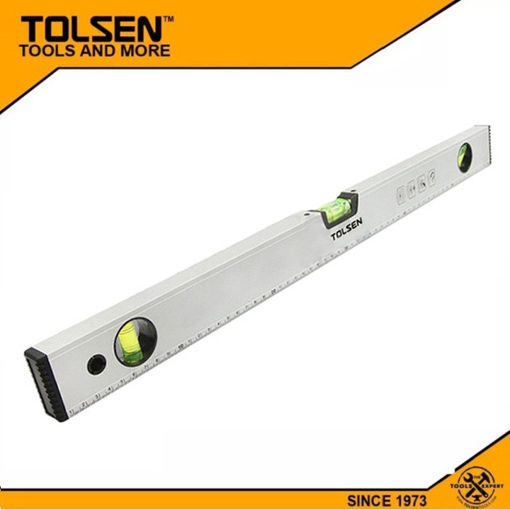 TOLSEN MAGNETIC SILVER SPIRIT LEVEL 80CM / 32" 35105