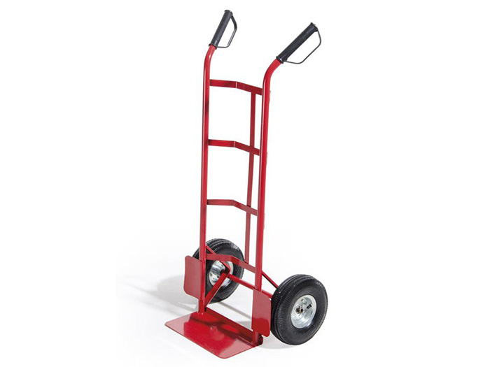 Two Wheel Red Hand Trolley