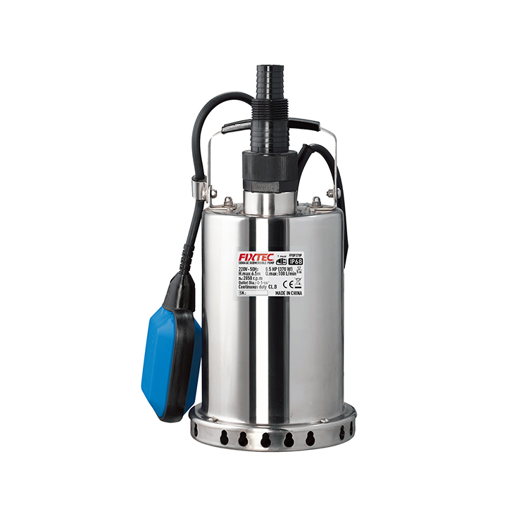 Fixtec 1/2hp Electric Sewage Lift Pumps Submersible Draining In Dirty Water FPDP370P