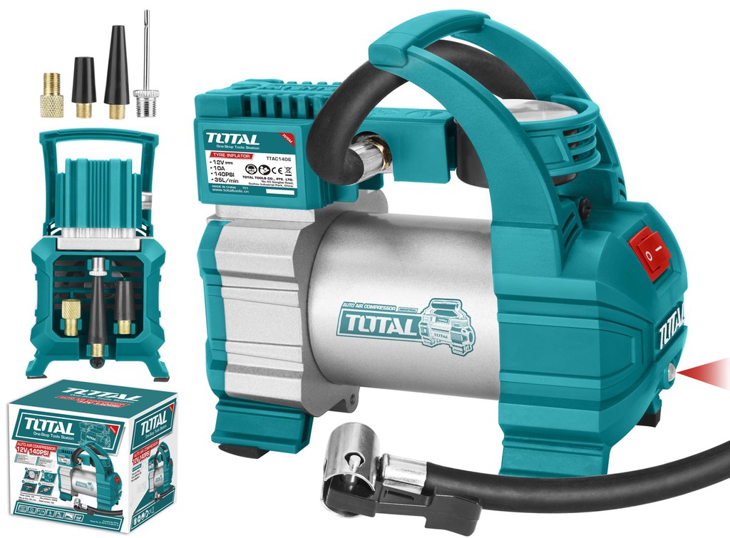 TOTAL Auto air compressor 12v / TTAC1406
