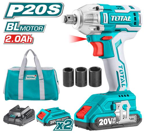 TOTAL Power tools Lithium-ion impact wrench TIWLI2001