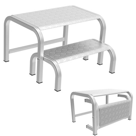 Marchetti Golia stool foldable 2 steps height 34 cm