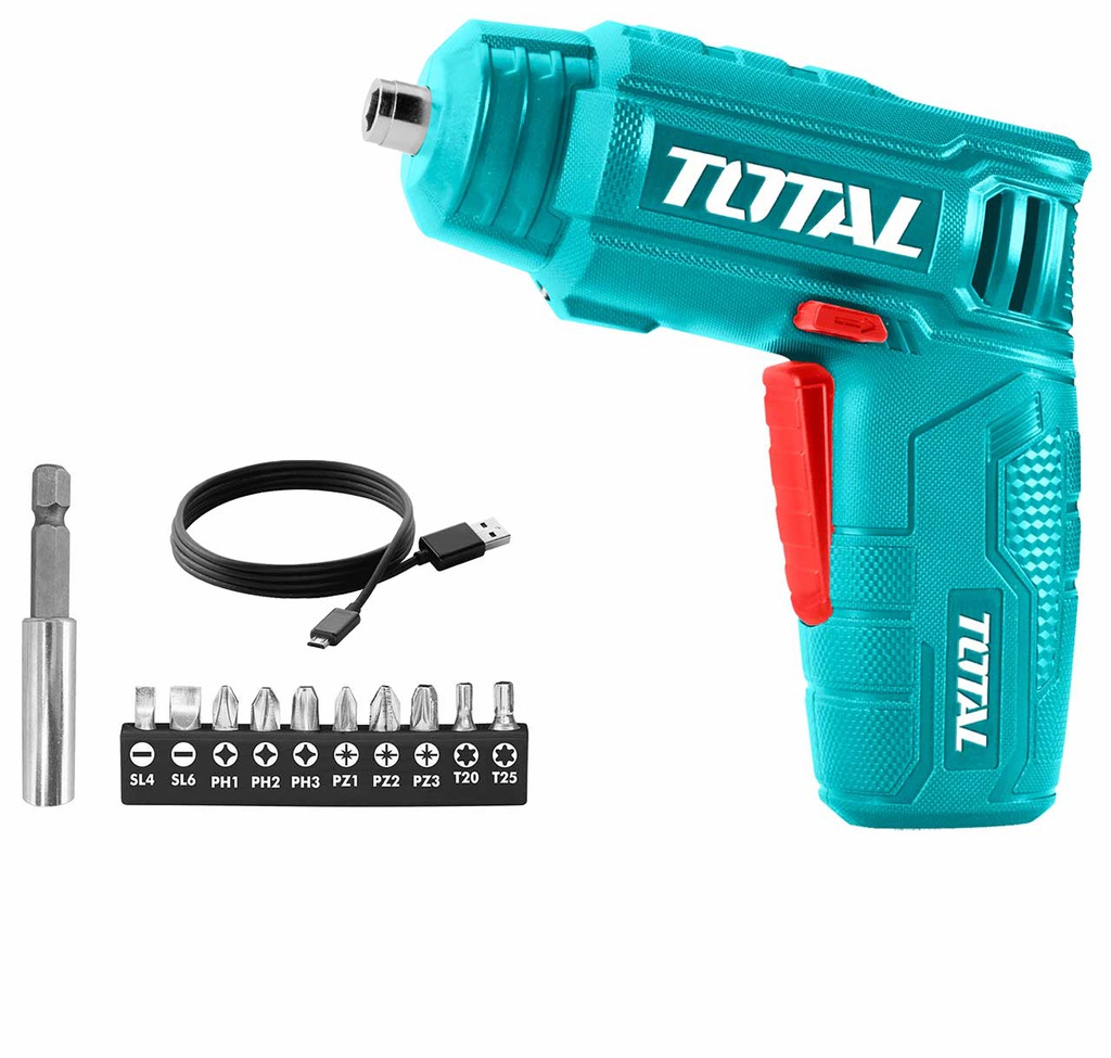 Total Li-ion Cordless Screwdriver TSDLI0402