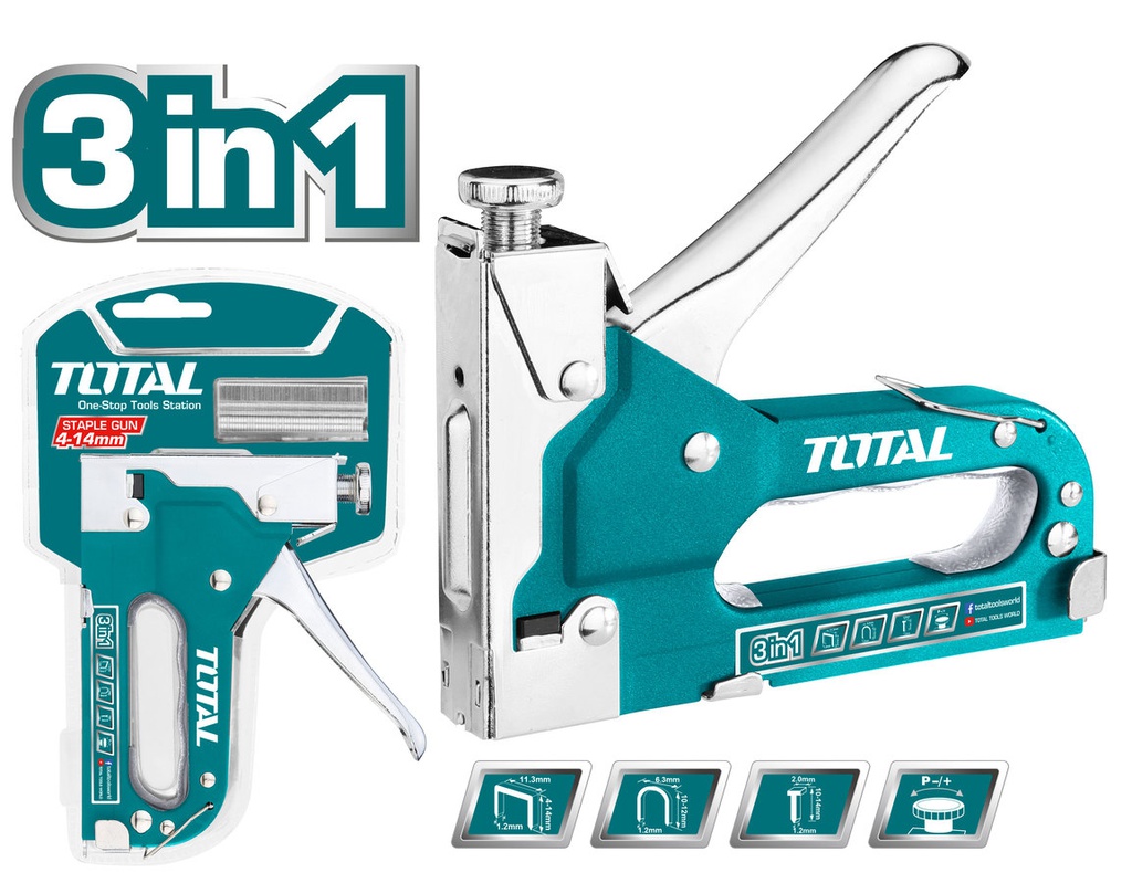 Total STAPLE GUN 3 IN 1 THT31143
