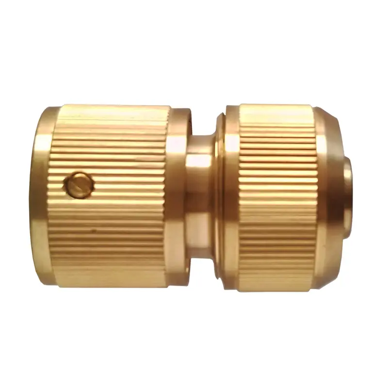 Brass Quick Connect Hose Coupling, 3/4"-19mm hose