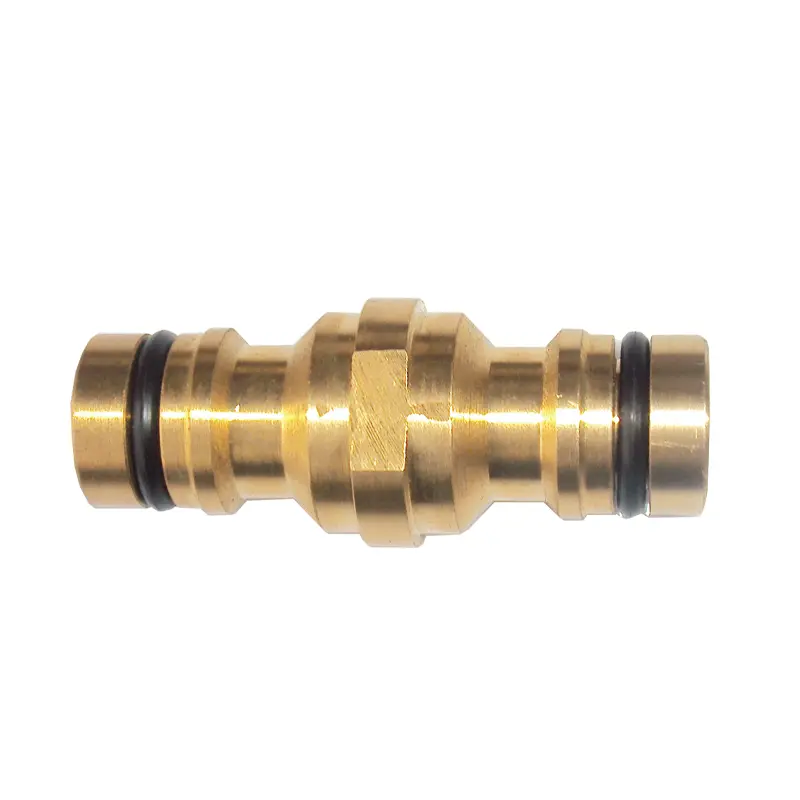 Brass Straight Twin Quick Connect