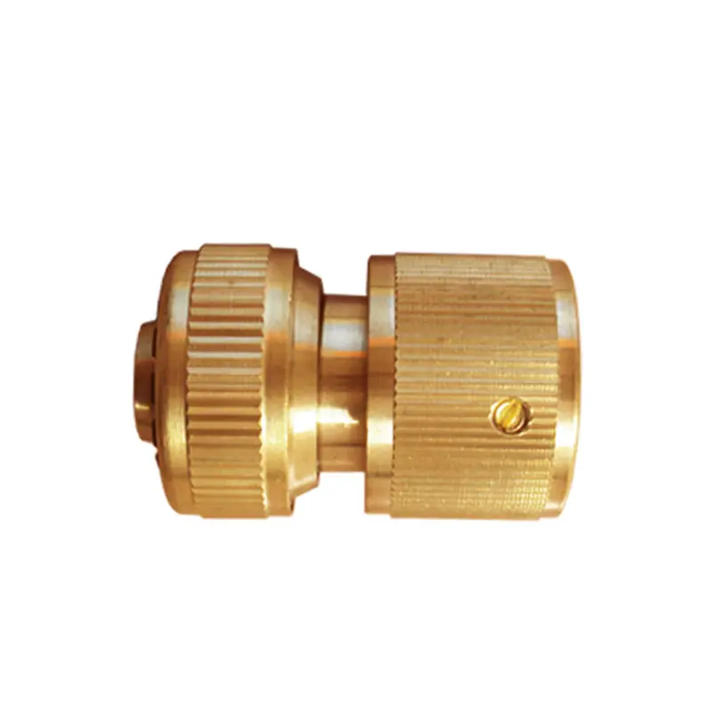 Brass Water stop Quick Connect Hose Coupling, 1/2