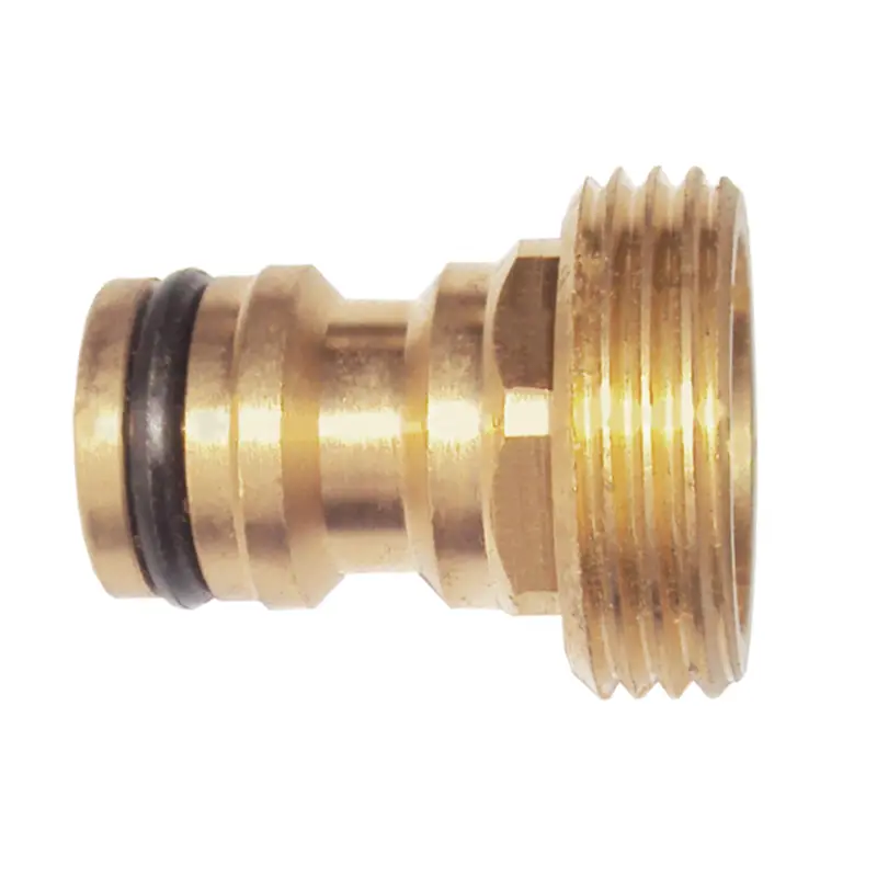 Brass Male Threaded Quick Connector, 3/4"