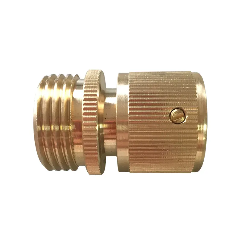 Brass Male Thread Quick Connector, 1" MIP3/4" x coupling