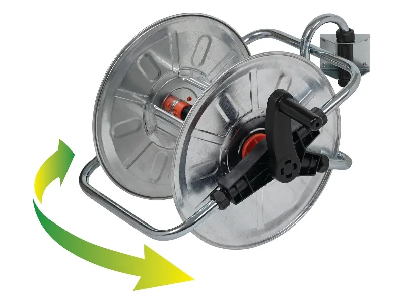 حامل هوز ايطالي متحرك 1/2" 50 متر