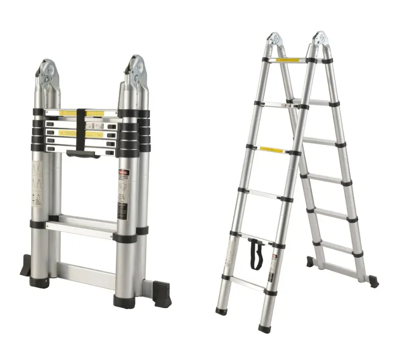 A Type Telescopic Aluminium Ladder 5 steps chian T205 - 3.20m