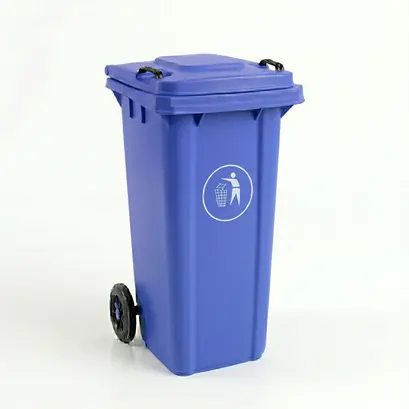 trash can -  240 L - Blue - KSA