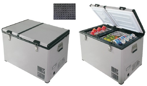 [7115048] AC/DC 80L Rugged Two Door Compressor Freezer BD-C80