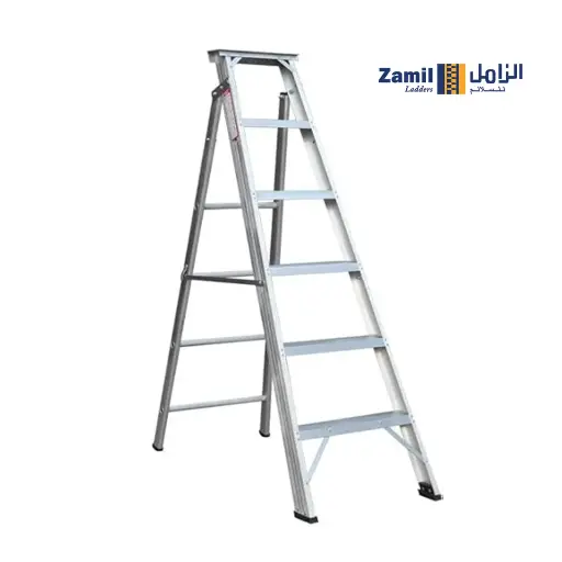 [1390014] Zamil Aluminum A Type Ladder 14 Step DPL-14