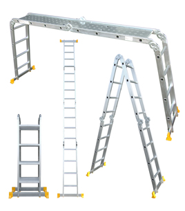 [1340019] Foldable Multi Function Ladder 16 Step R-14204 China