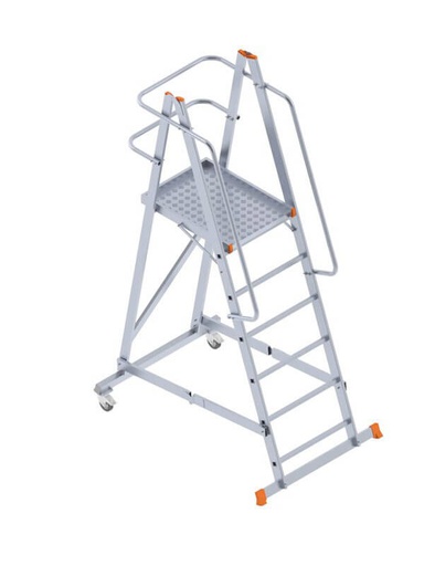 [1380037] Sarayli Warehouse Ladder 5 + 1 Step 157 CM Model 8105 Turkey