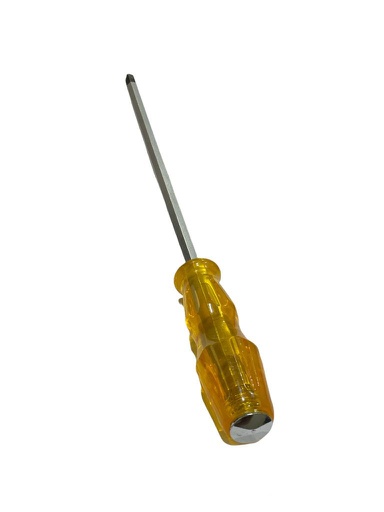 [5540057] Screwdriver 10 Inch Yellow Clear Black Head Phillips G-6615