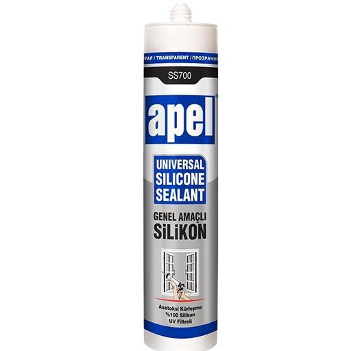 [7130047] Apel SS710 Silicone Clear 320 Gr - 280 Ml Turkey