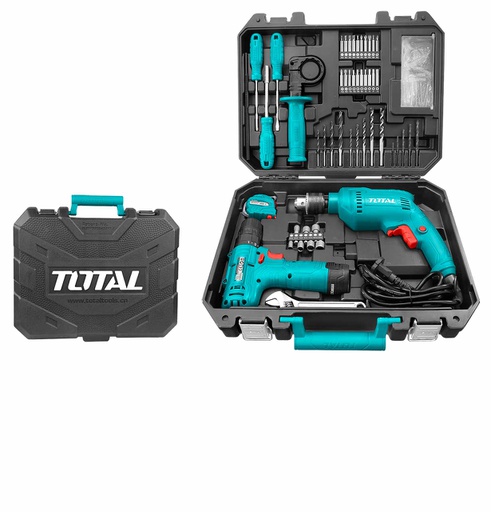 [THKTHP1192] Total 119Pcs Tools Set 680W Drill 12V Cordless Drill THKTHP1192