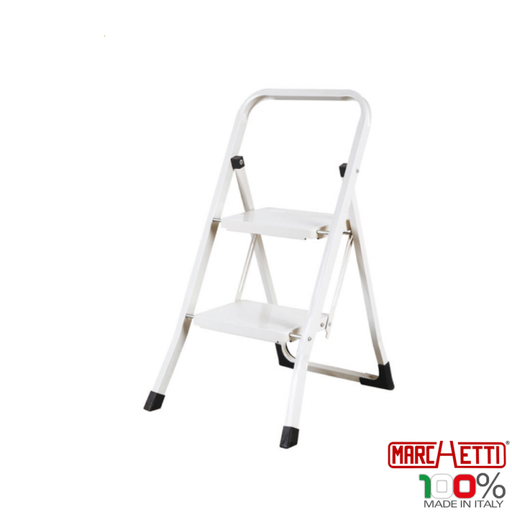 [1360041] 21389 Marchetti DALI 02 ladder stool in painted steel 2 steps H 47cm