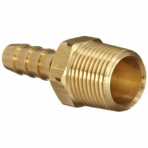 [80-865] Brass Turning Nipple with Hose Twist proof, 1/2" x 13mm Hose