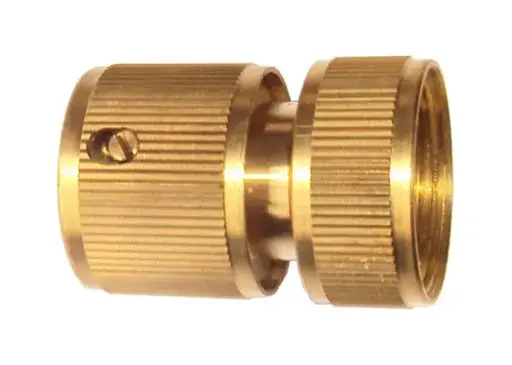 [86-735] Brass Female Click Coupling, RB, 3/4" FIP